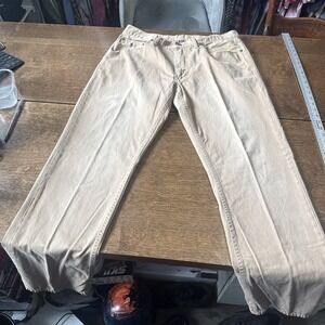 Ralph Lauren Vintage Polo Chino Pants, 36W X 32L, Khaki, Pleated, Classic Fit